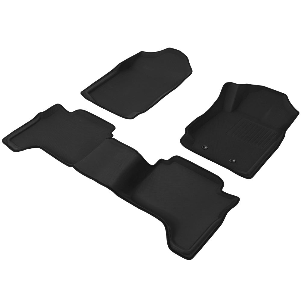 Marlook Car Floor Mats Rubber Fits Ford Ranger PX PX2 PX3 Dual Cab 2011-2022 3D