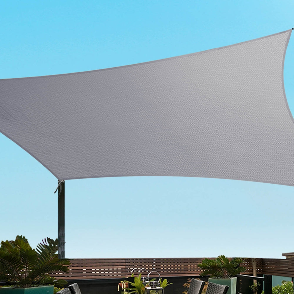 Marlook Waterproof Shade Sail Shade cloth Rectangle Canopy 3x5m