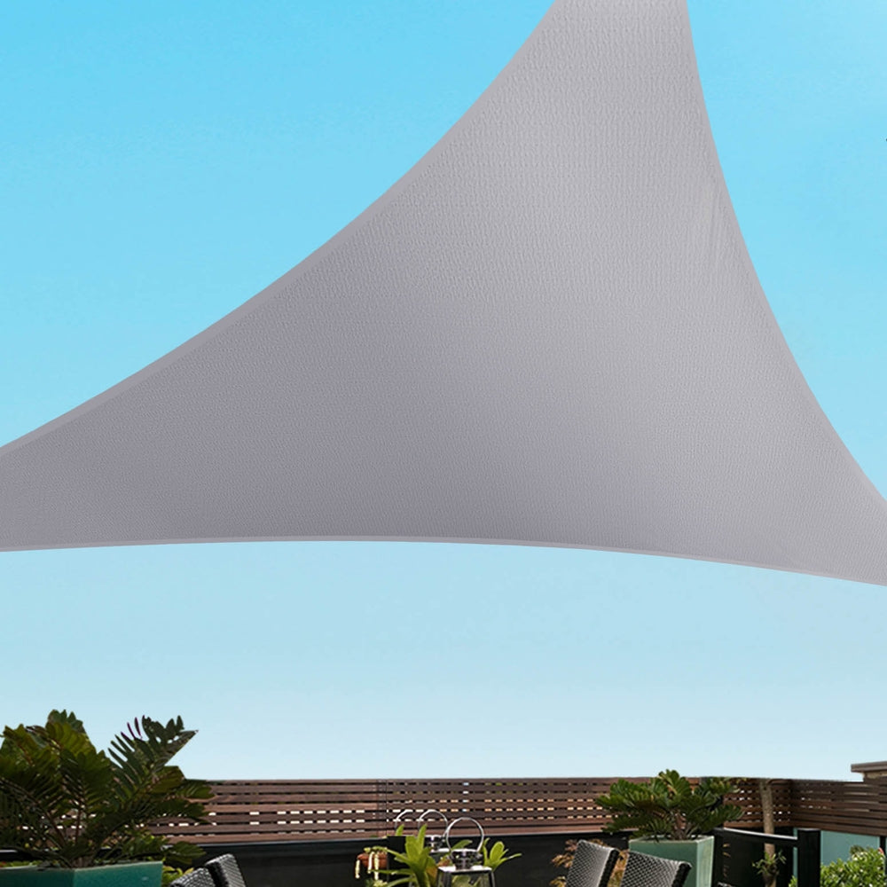 Marlook Waterproof Shade Sail Shade cloth Triangle Canopy 4x4x4m