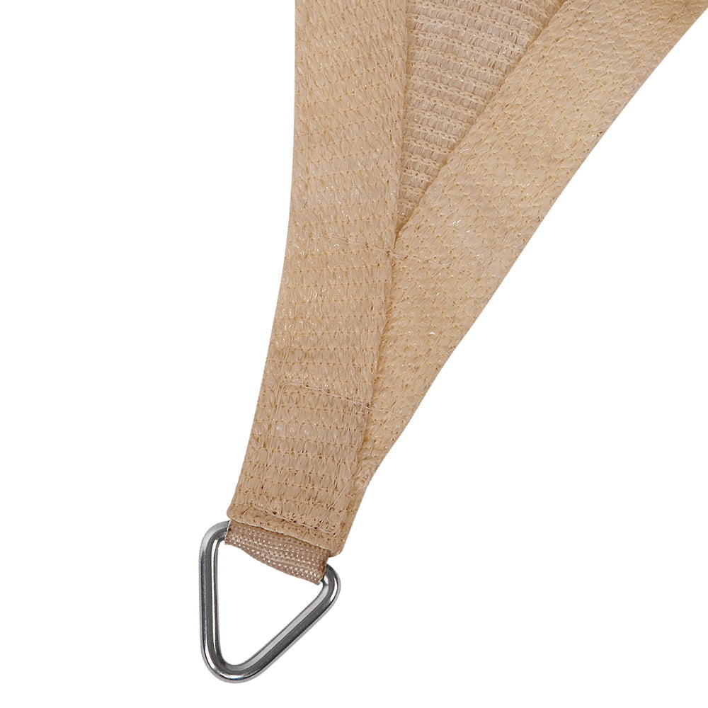 Marlook Waterproof Shade Sail 2x4m Rectangle Sand 95% Shade Cloth