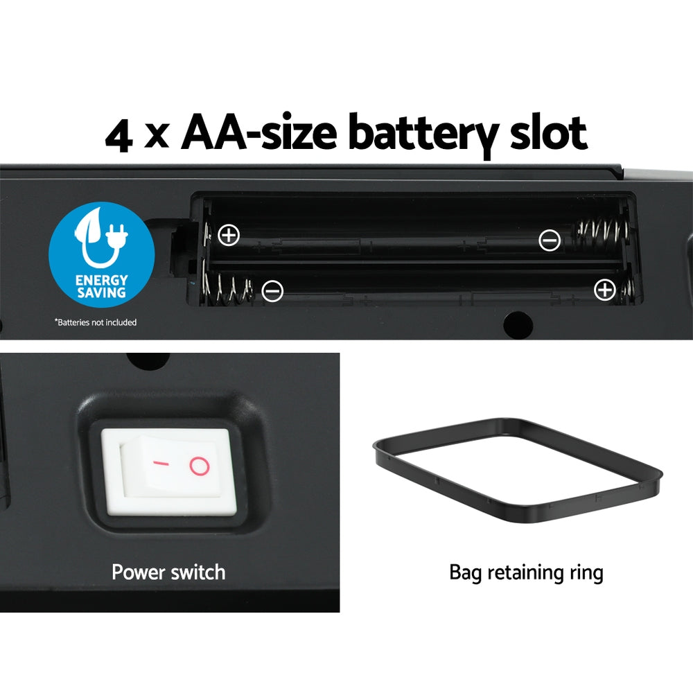 Marlook 70L Motion Sensor Bin Pedal Bins Automatic Black
