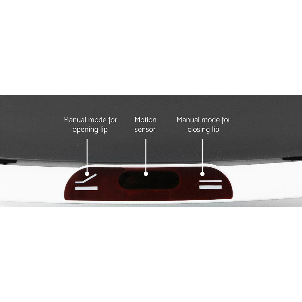 Marlook 9L Motion Sensor Bin Rubbish Automatic Ash Black