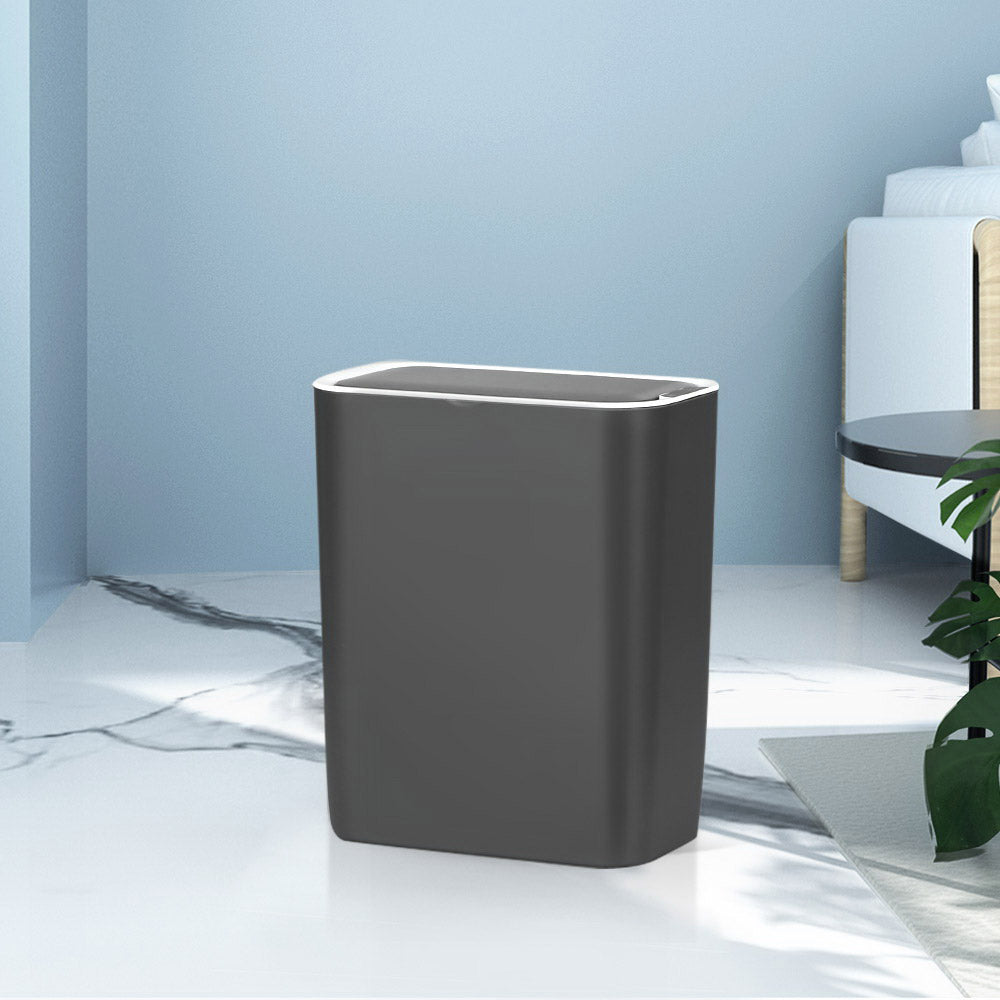 Marlook 9L Motion Sensor Bin Rubbish Automatic Ash Black