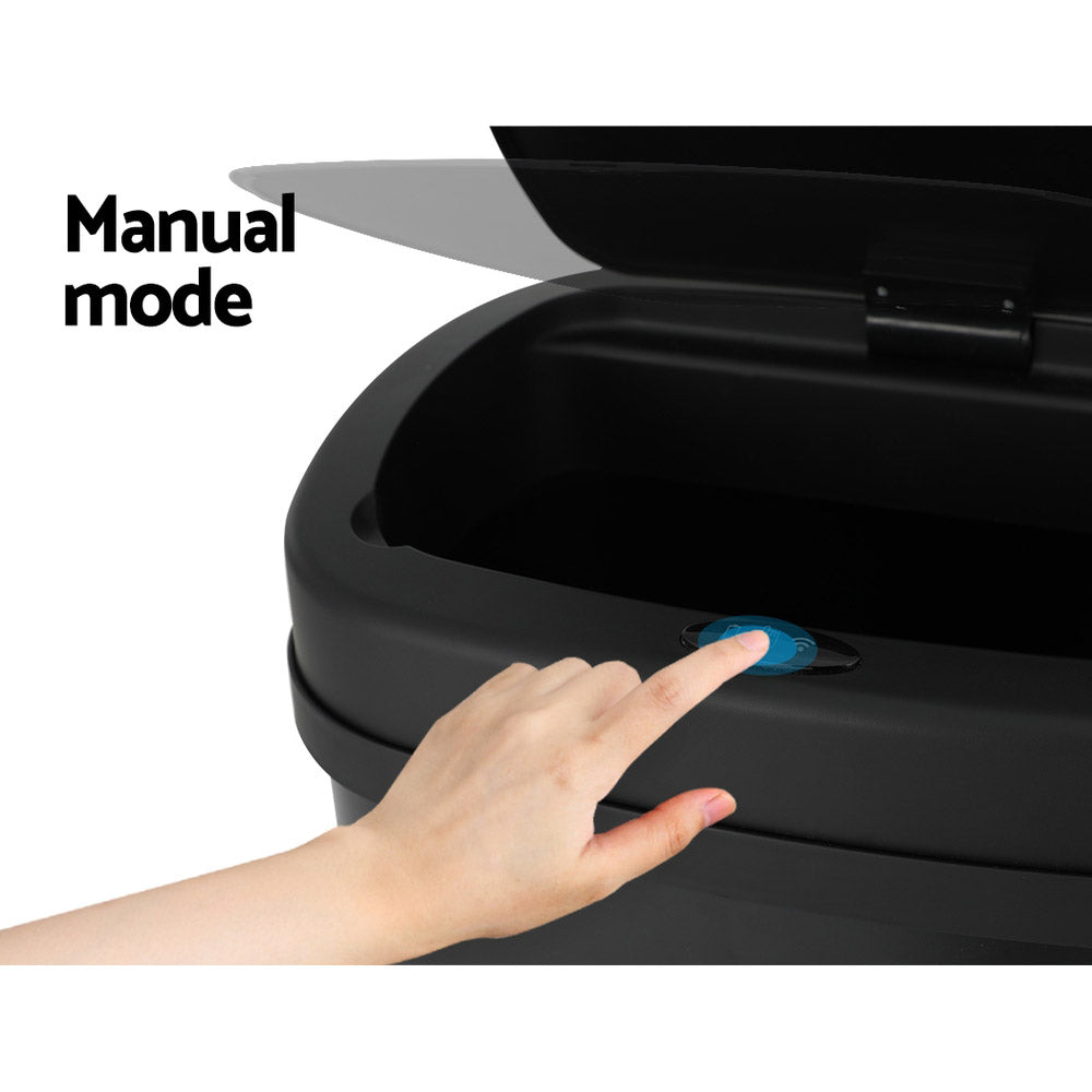 Marlook 50L Sensor Bin Motion Rubbish Automatic Black