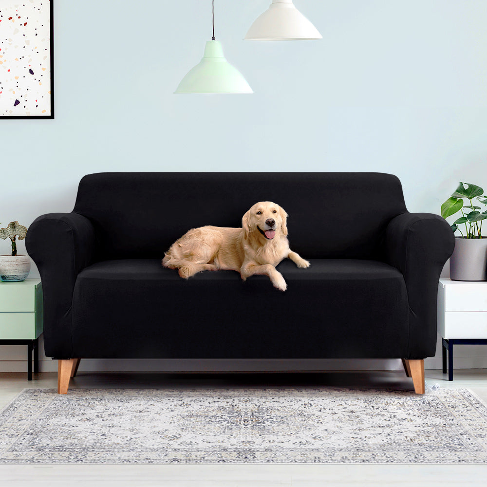 Marlook Sofa Cover Couch Covers 3 Seater Stretch Black