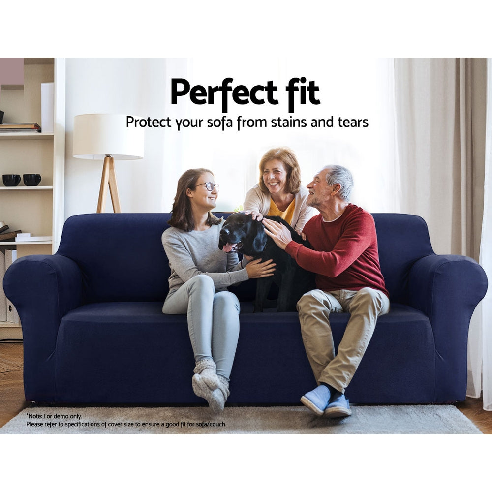 Marlook Sofa Cover Couch Covers 3 Seater Stretch Navy