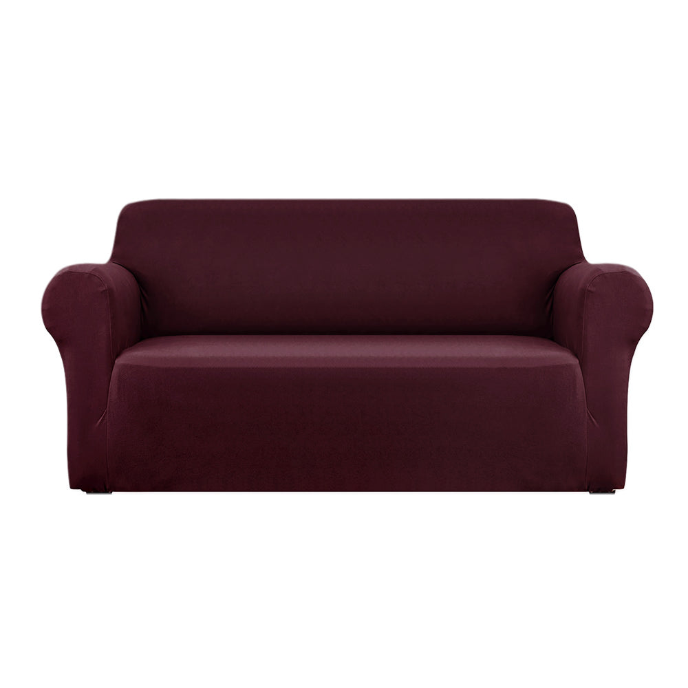 Marlook Sofa Cover Couch Covers 3 Seater Stretch Burgundy