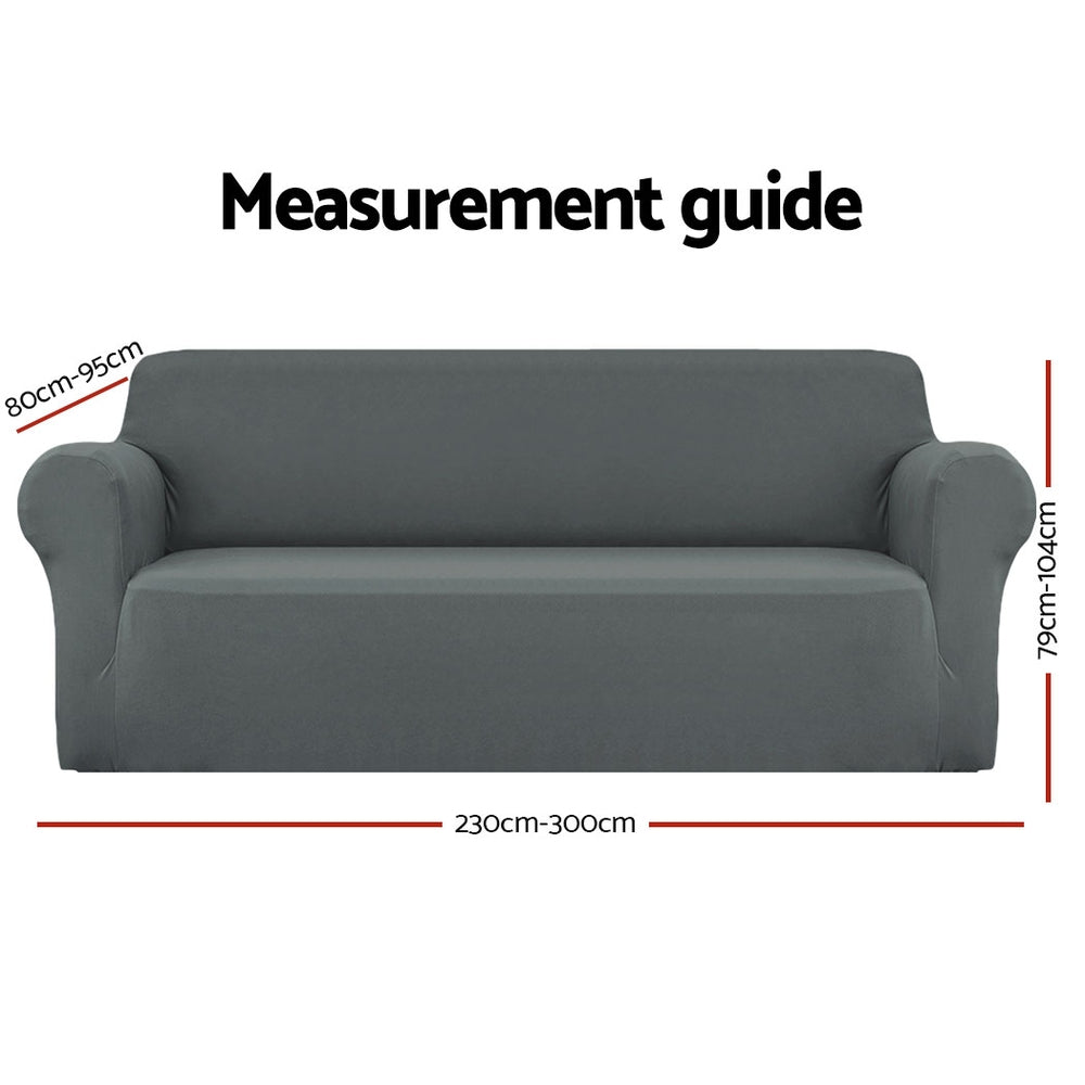 Marlook Sofa Cover Couch Covers 4 Seater Stretch Grey