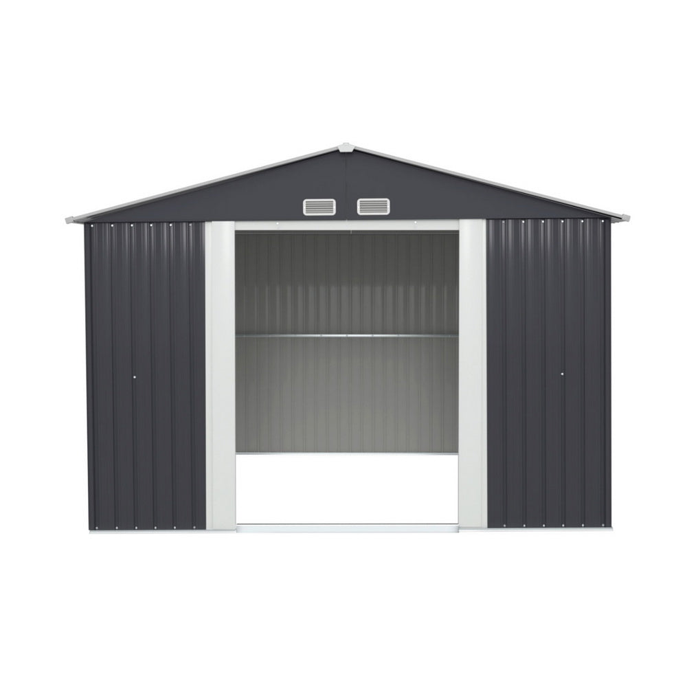 Marlook Garden Shed 3x3M Outdoor Storage Tool Workshop House Shelter