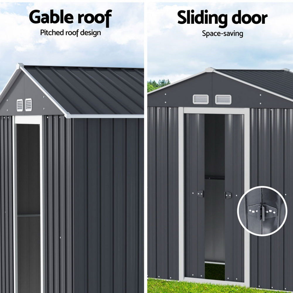 Marlook Garden Shed 3.22x1.96M Outdoor Storage Tool Workshop House Shelter