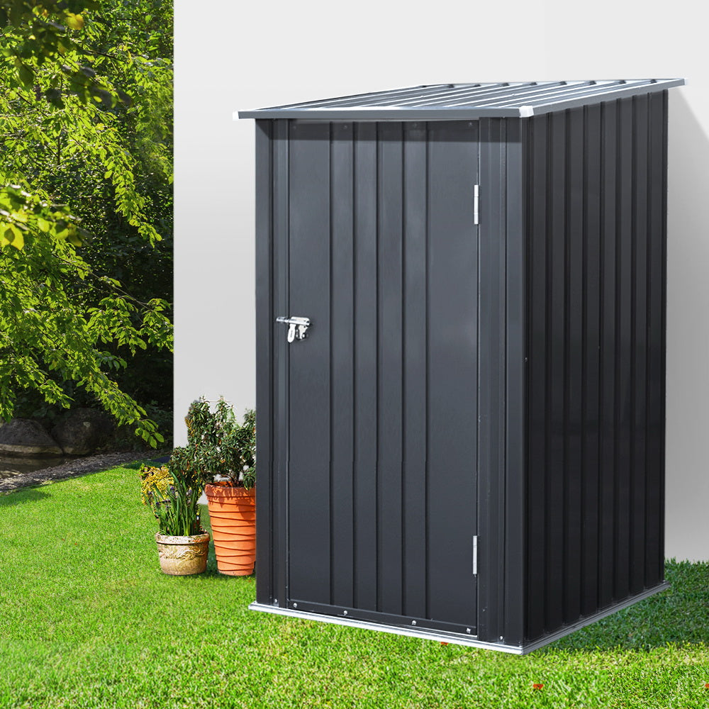 Marlook Garden Shed 0.99x1.04M Sheds Outdoor Tool Storage Workshop House Steel