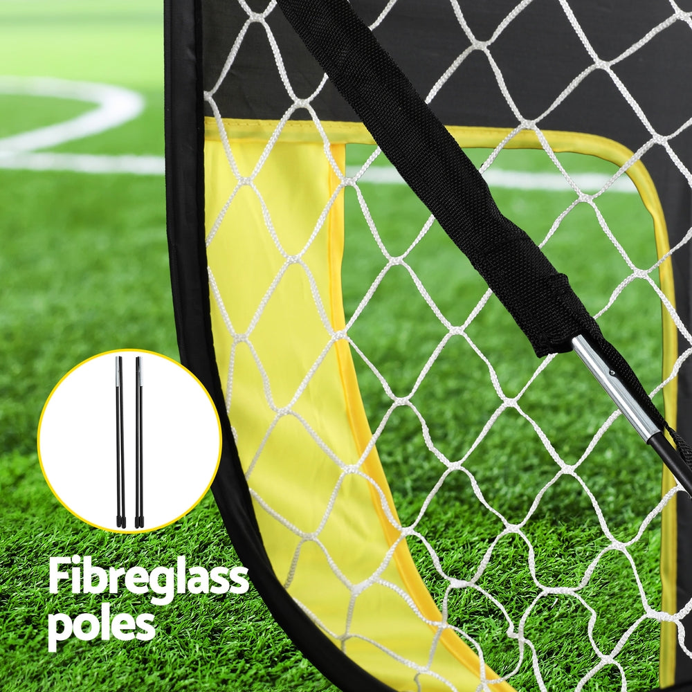 Marlook Portable Football Net Soccer Goal Rebound Target Hitter Training