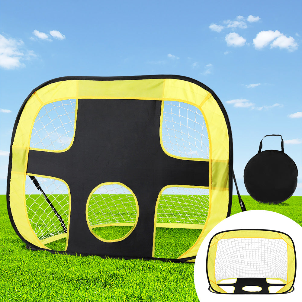 Marlook Portable Football Net Soccer Goal Rebound Target Hitter Training