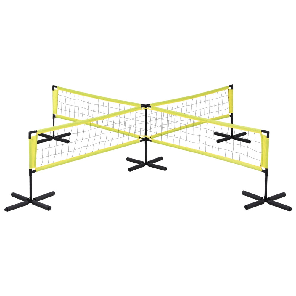 Marlook Water Volleyball Net Set Portable Swimming Pool Nets Game 4 Anchor Bags