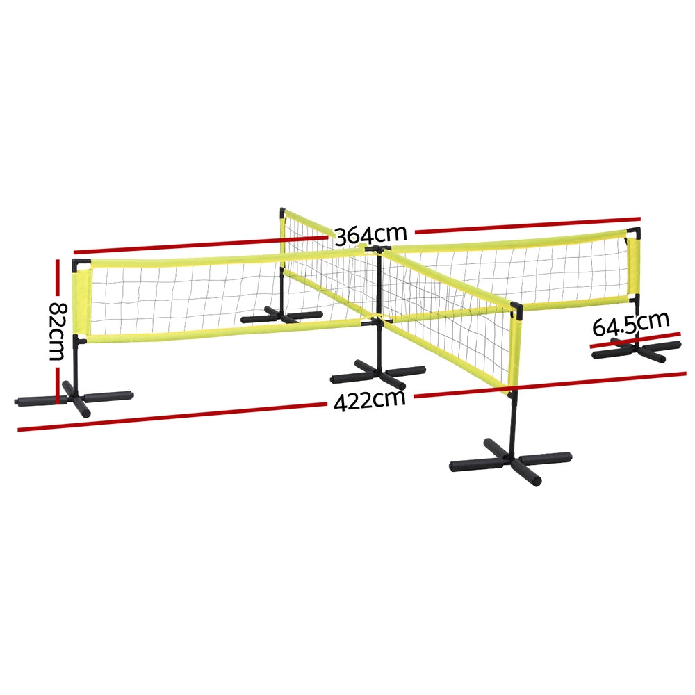 Marlook Water Volleyball Net Set Portable Swimming Pool Nets Game 4 Anchor Bags