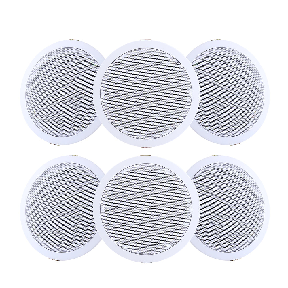 Marlook 6 Inch Ceiling Speakers In Wall Speaker Home Audio Stereos Tweeter 6pcs