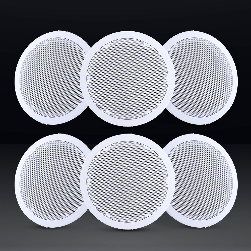 Marlook 6 Inch Ceiling Speakers In Wall Speaker Home Audio Stereos Tweeter 6pcs