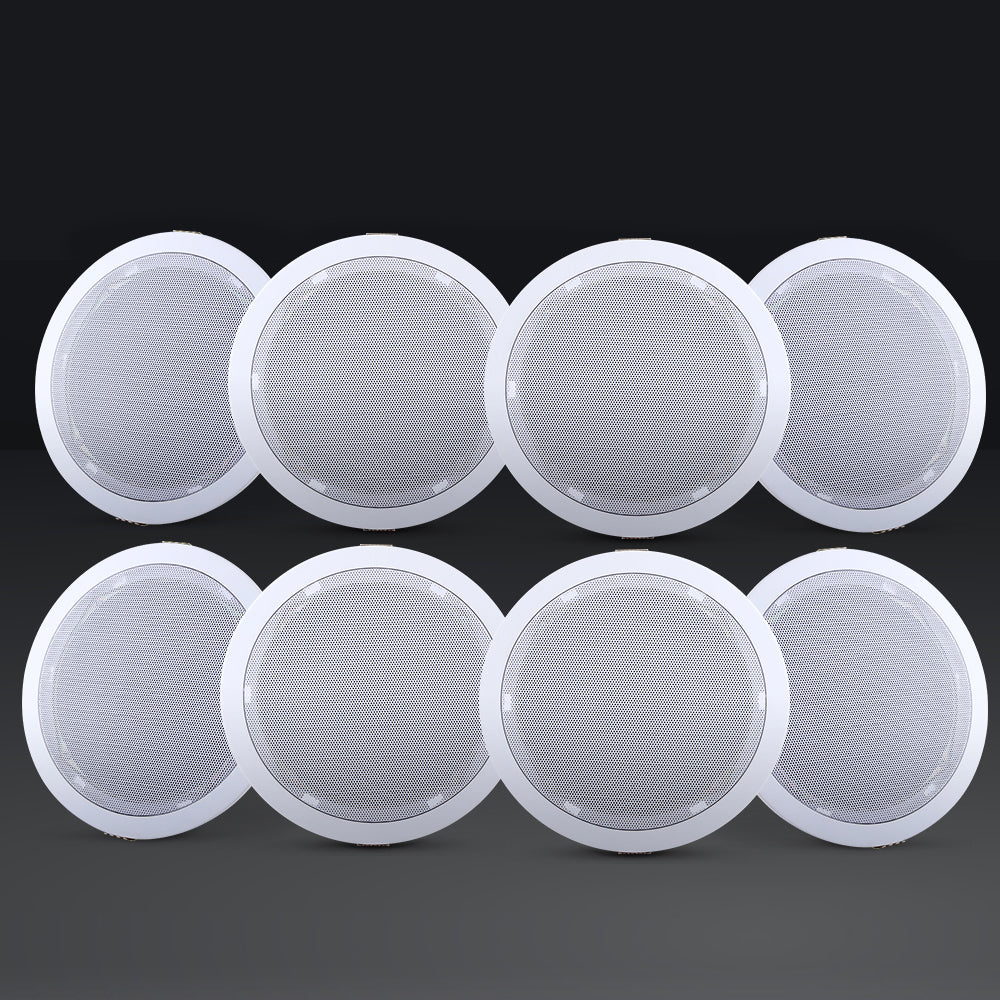 Marlook 6 Inch Ceiling Speakers In Wall Speaker Home Audio Stereos Tweeter 8pcs