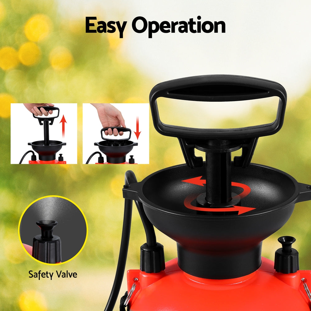 Marlook Weed Sprayer Pressure 7L Shoulder Garden Spray
