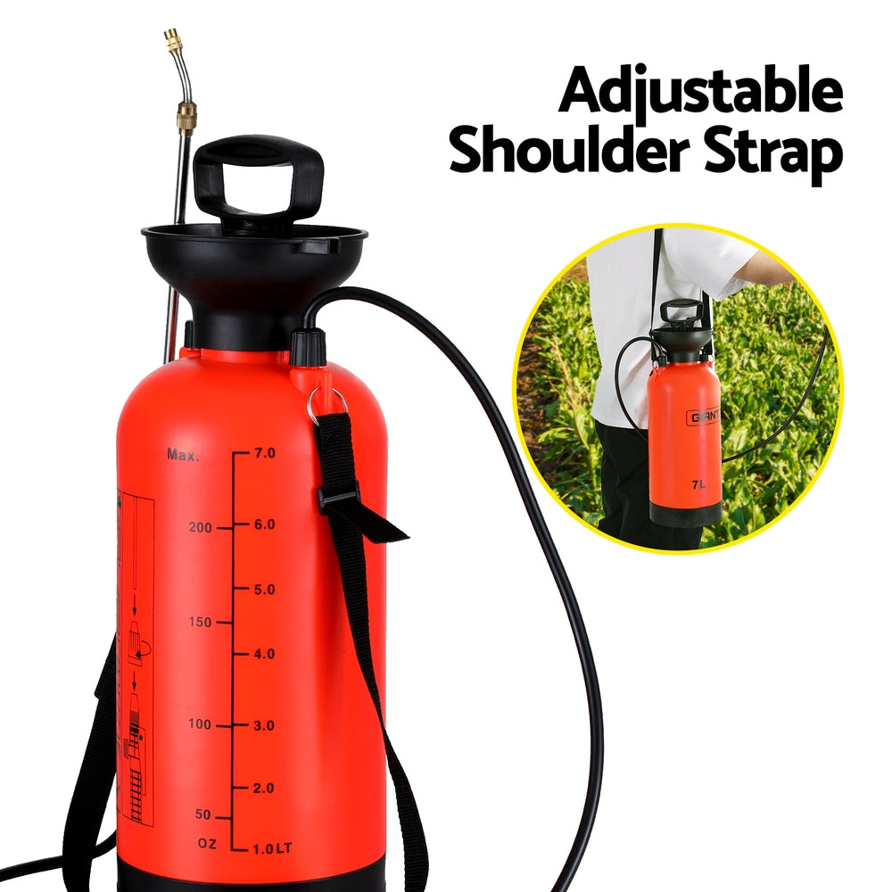 Marlook Weed Sprayer Pressure 7L Shoulder Garden Spray