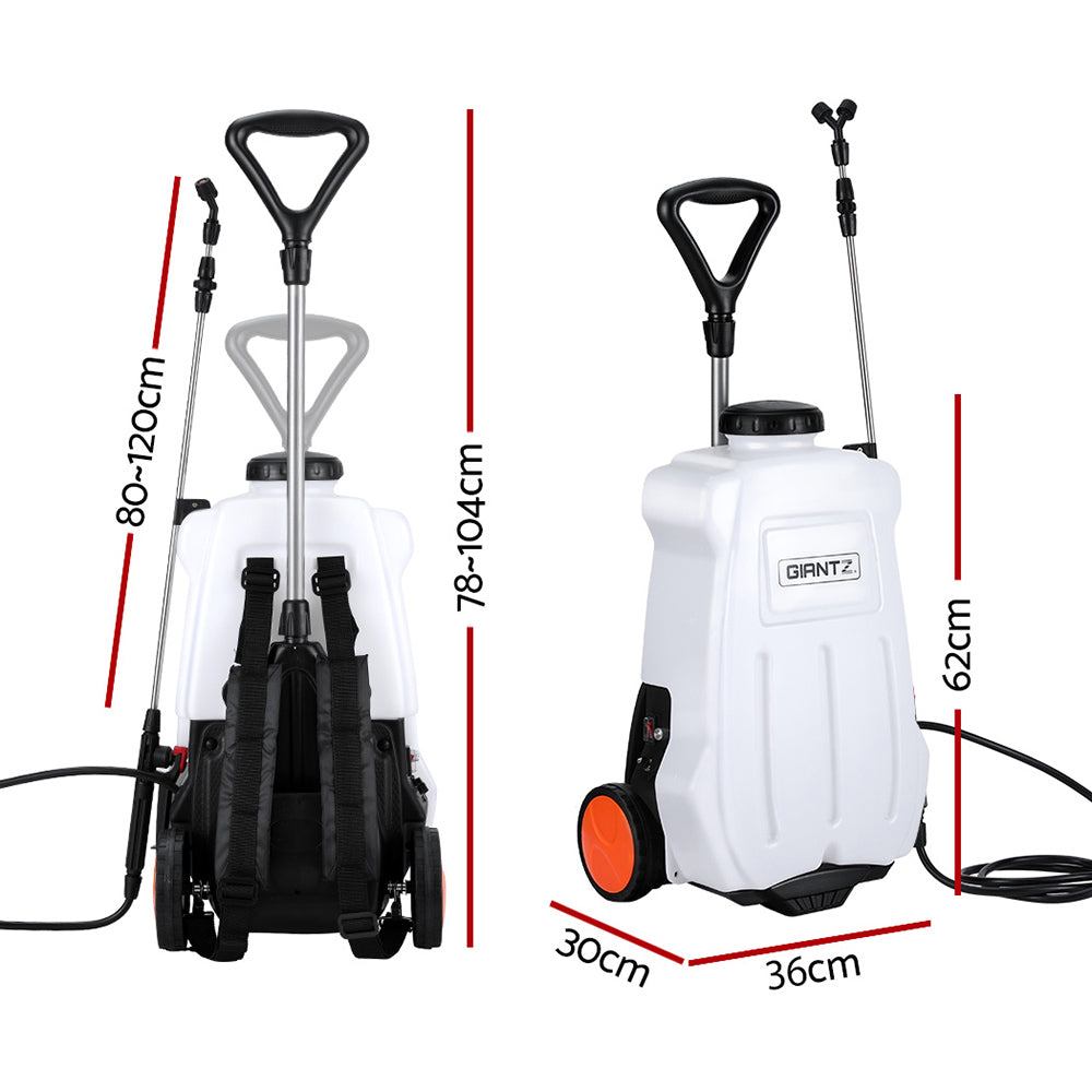 Marlook Weed Sprayer Electric 20L Backpack Trolley