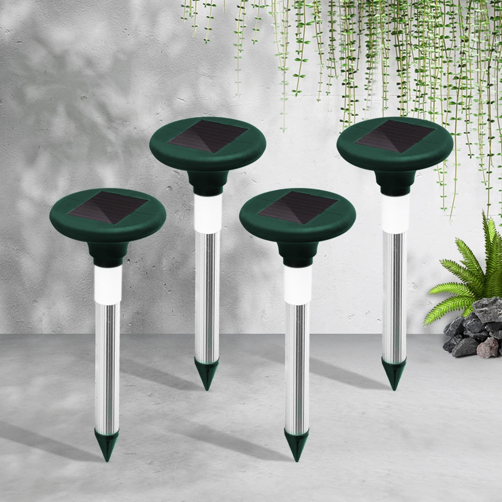 Marlook 4X Solar LED Snake Repeller Pulse Plus Ultrasonic Pest Rodent Repellent