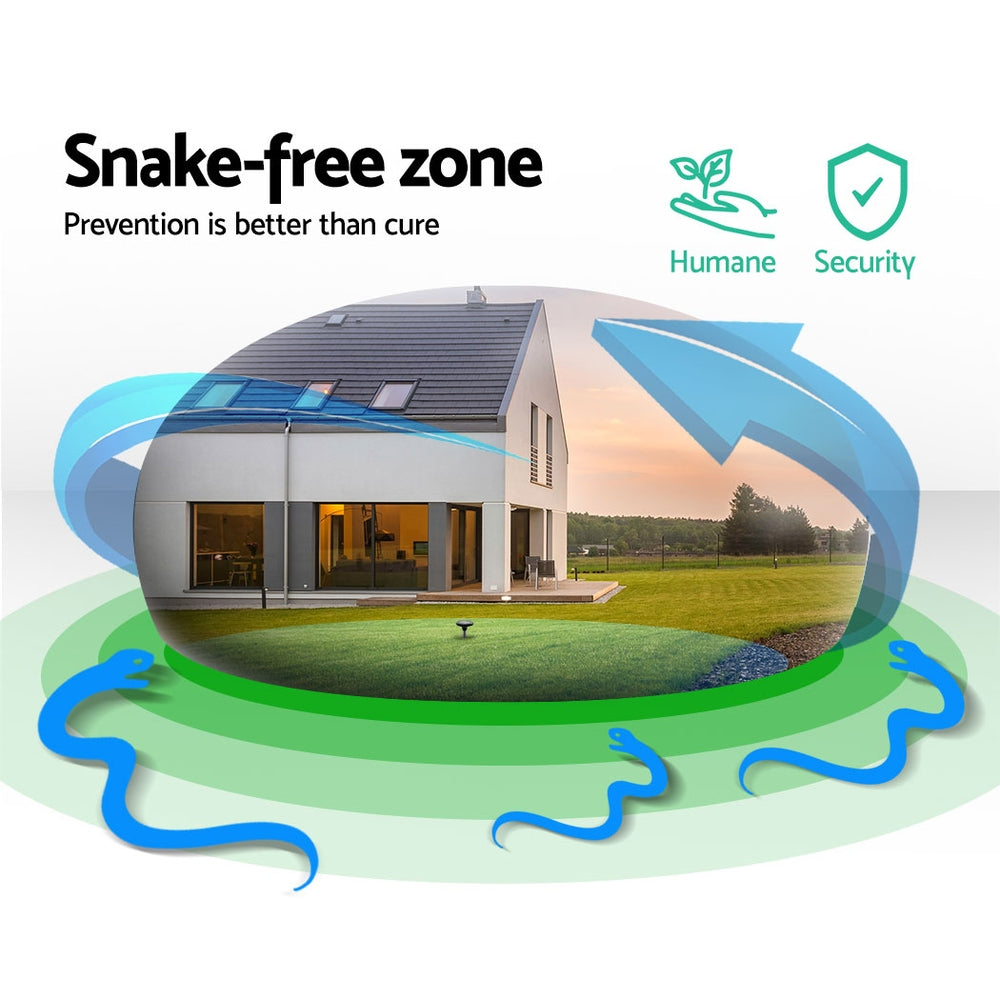 Marlook Snake Repeller 8X Ultrasonic Solar Powered