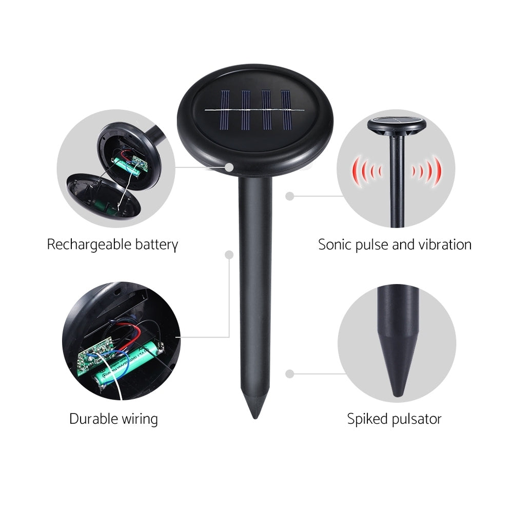 Marlook Snake Repeller 8X Ultrasonic Solar Powered