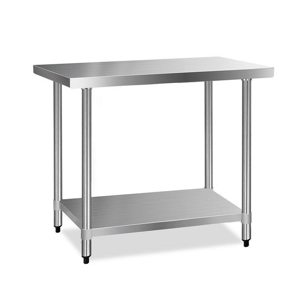 Marlook 1219x610mm Stainless Steel Kitchen Bench 430