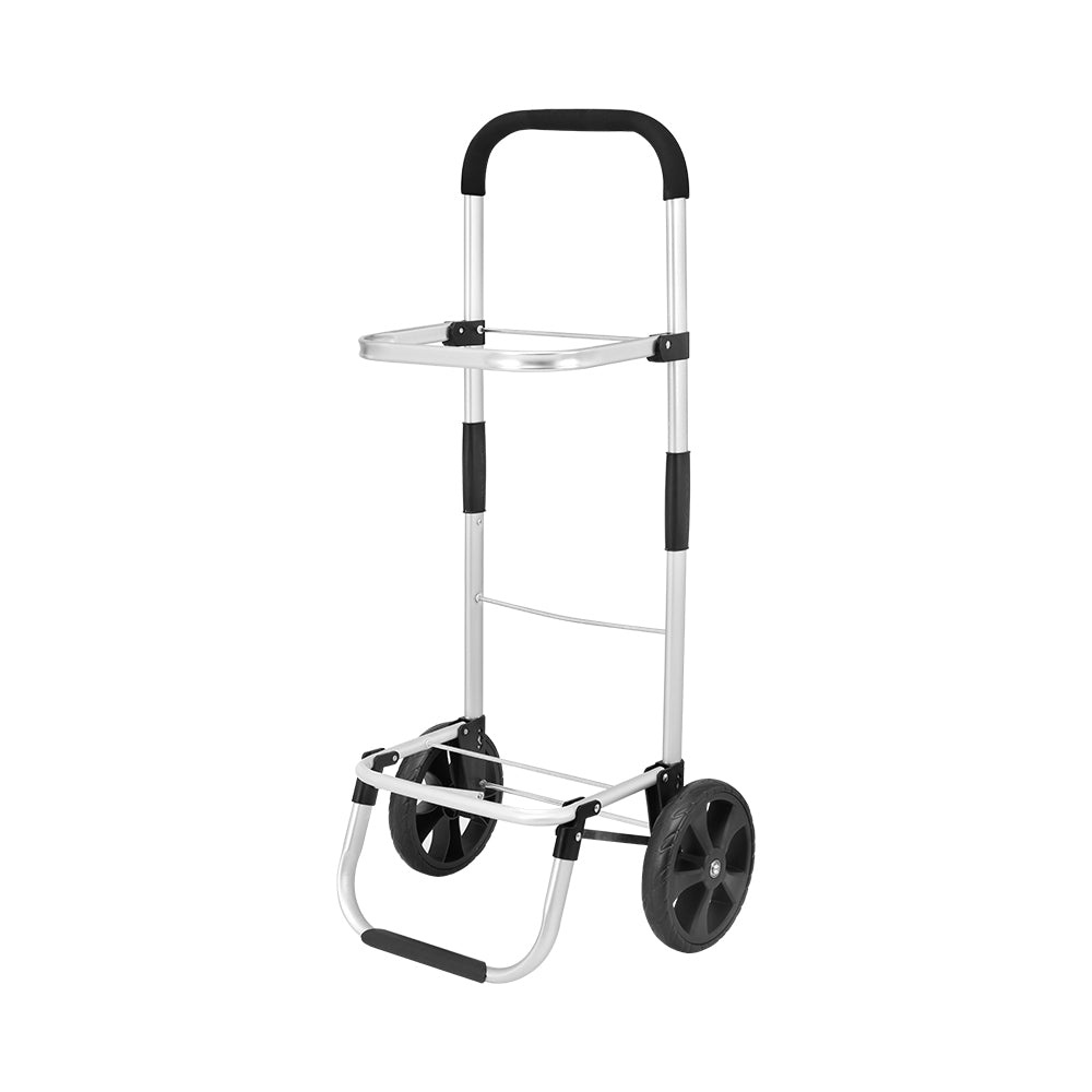 Marlook Foldable Shopping Cart Trolley Grocery Storage Portable Aluminum 45KG