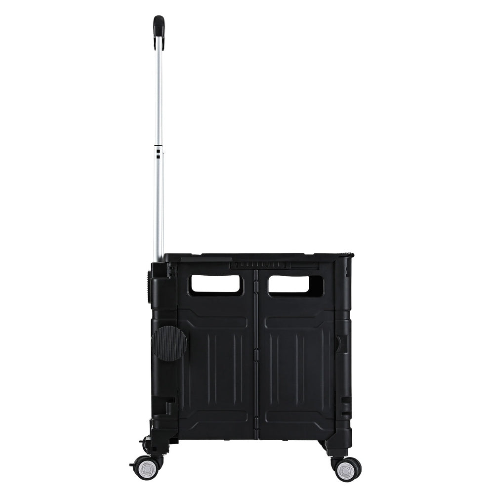 Marlook Shopping Trolley Cart 75L Foldable Black