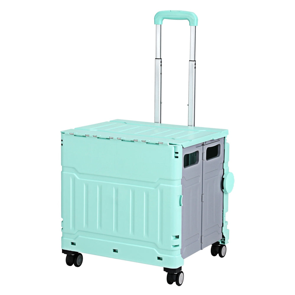 Marlook Shopping Trolley Cart 75L Foldable Green