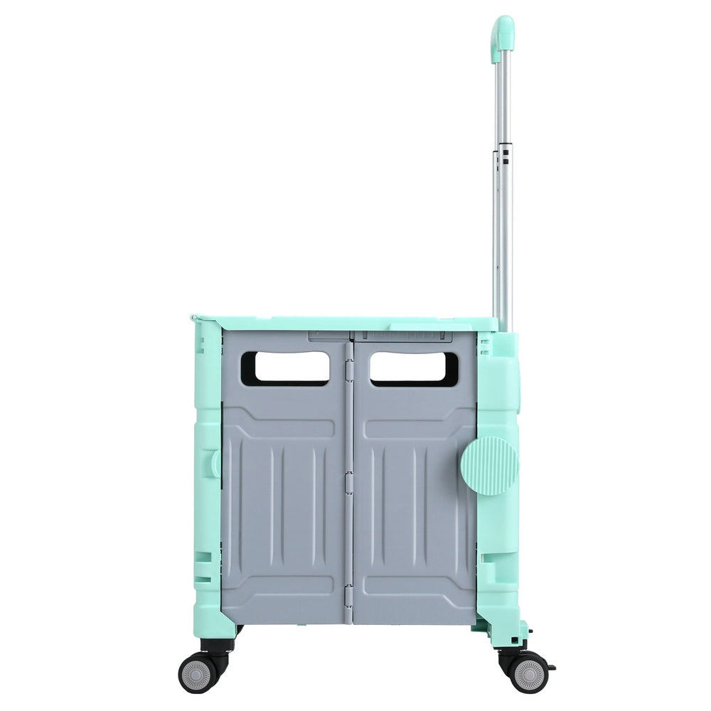Marlook Shopping Trolley Cart 75L Foldable Green