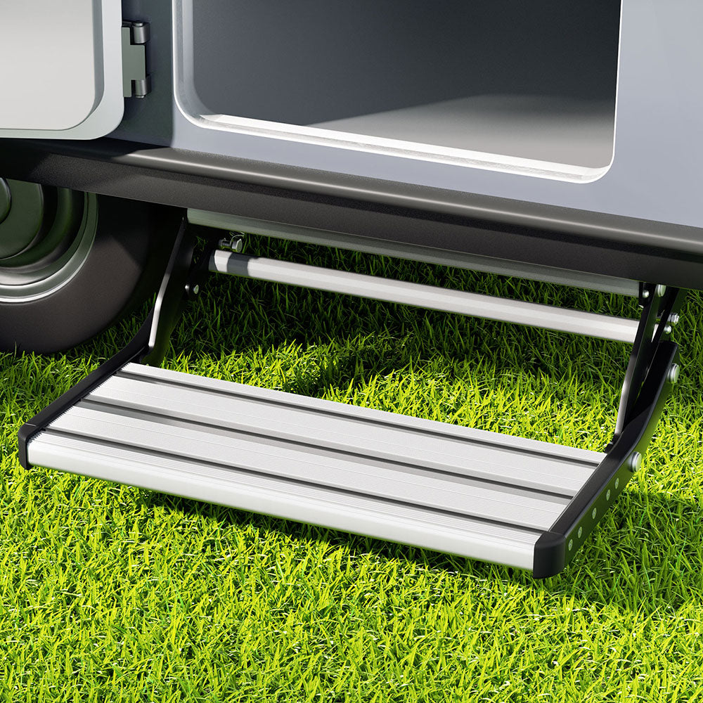 Marlook Caravan Step Pull Out Step Single Aluminium 200KG
