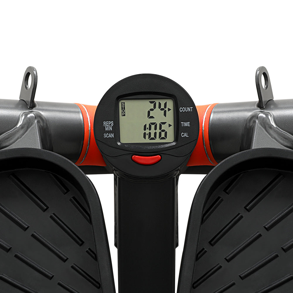 Marlook Mini Stepper with Resistance Rope Aerobic Step Trainer Home Gym 150KG