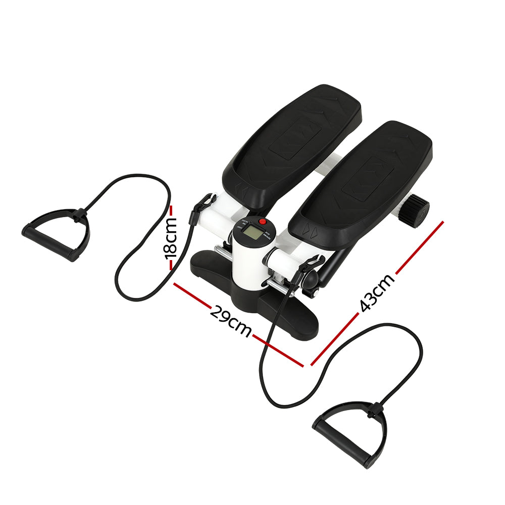 Marlook Mini Stepper Resistance Rope Aerobic Step Trainer Home Workout 150KG
