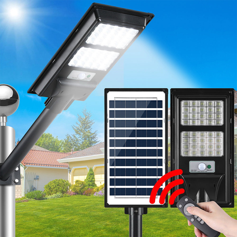 Marlook 160 LED Solar Street Light Flood Motion Sensor Remote