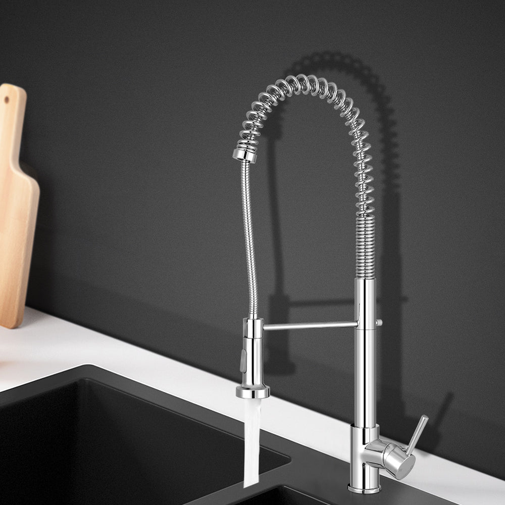 Marlook Kitchen Mixer Tap Pull Down 2 Modes Sink Faucet Basin Laundry Chrome