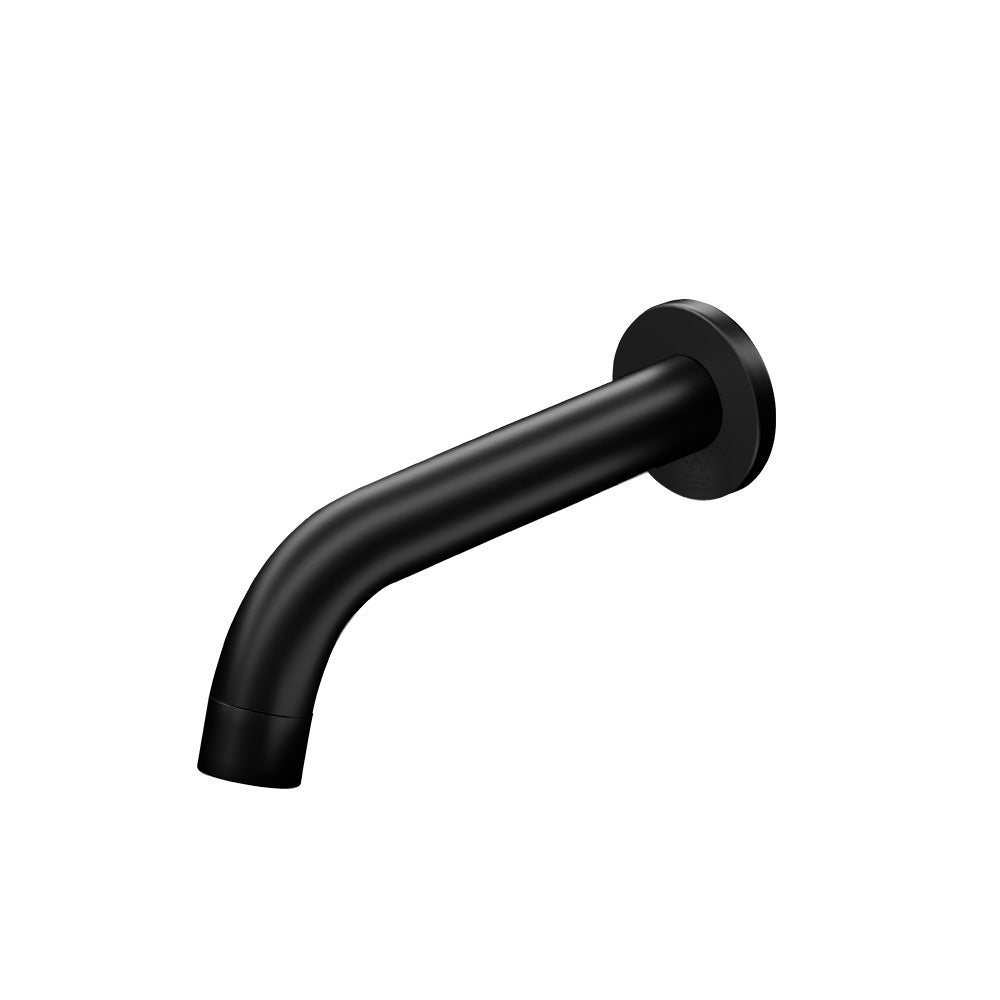 Marlook Bathroom Mixer Spout Wall Bath Tap Round Shower Bathtub Black
