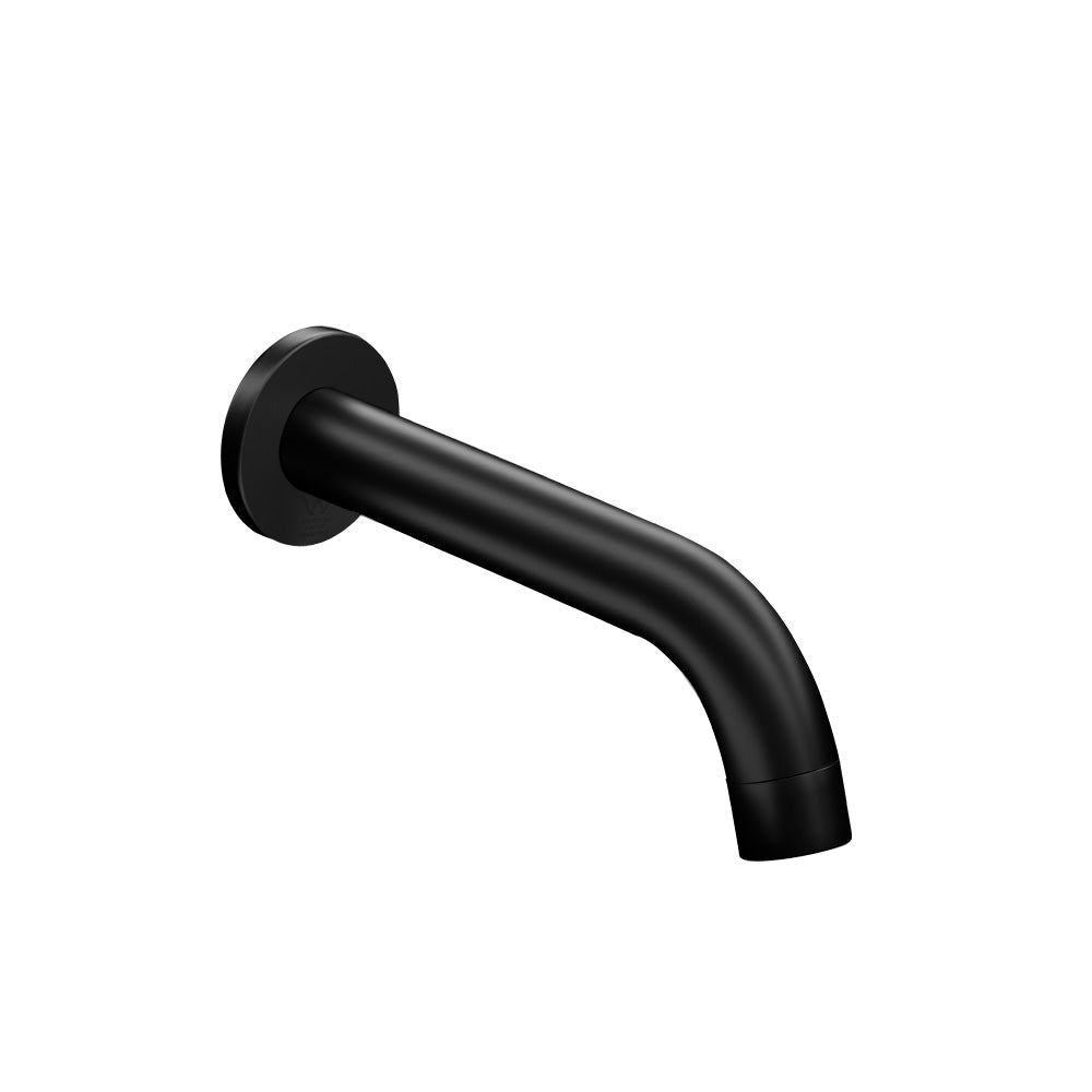 Marlook Bathroom Mixer Spout Wall Bath Tap Round Shower Bathtub Black