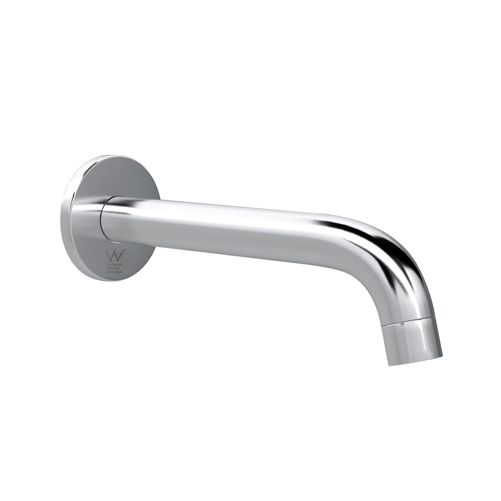 Marlook Bathroom Mixer Spout Wall Bath Tap Round Shower Bathtub Chrome