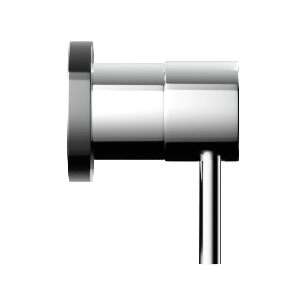 Marlook Basin Twin Tap Wall Round Brass Faucet Shower Bathtub Chrome