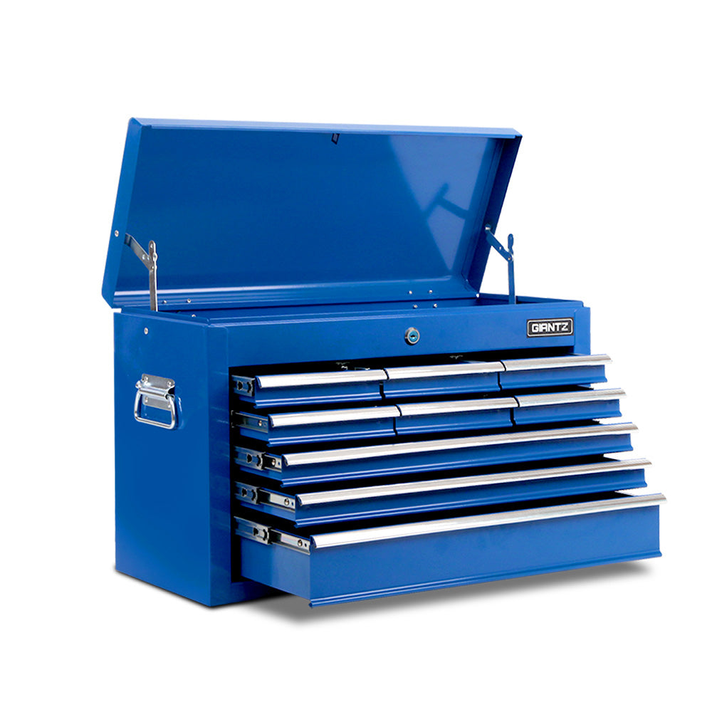 Marlook 9 Drawer Tool Box Cabinet Chest Toolbox Storage Garage Organiser Blue