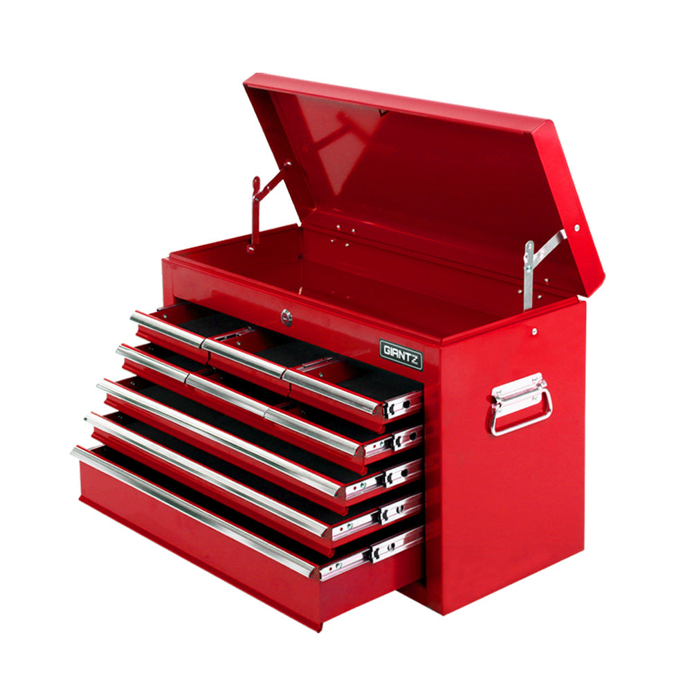 Marlook 9 Drawer Tool Box Cabinet Chest Toolbox Storage Garage Organiser Red