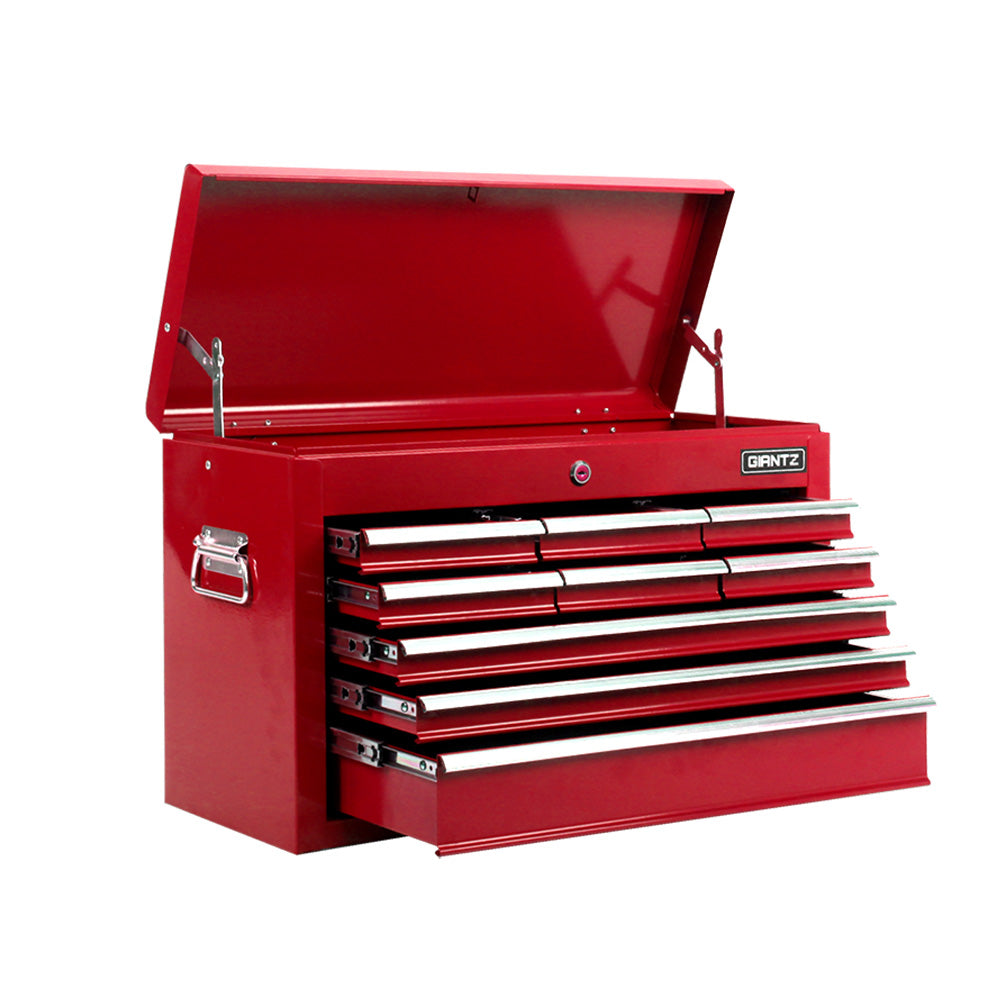 Marlook 9 Drawer Tool Box Cabinet Chest Toolbox Storage Garage Organiser Red