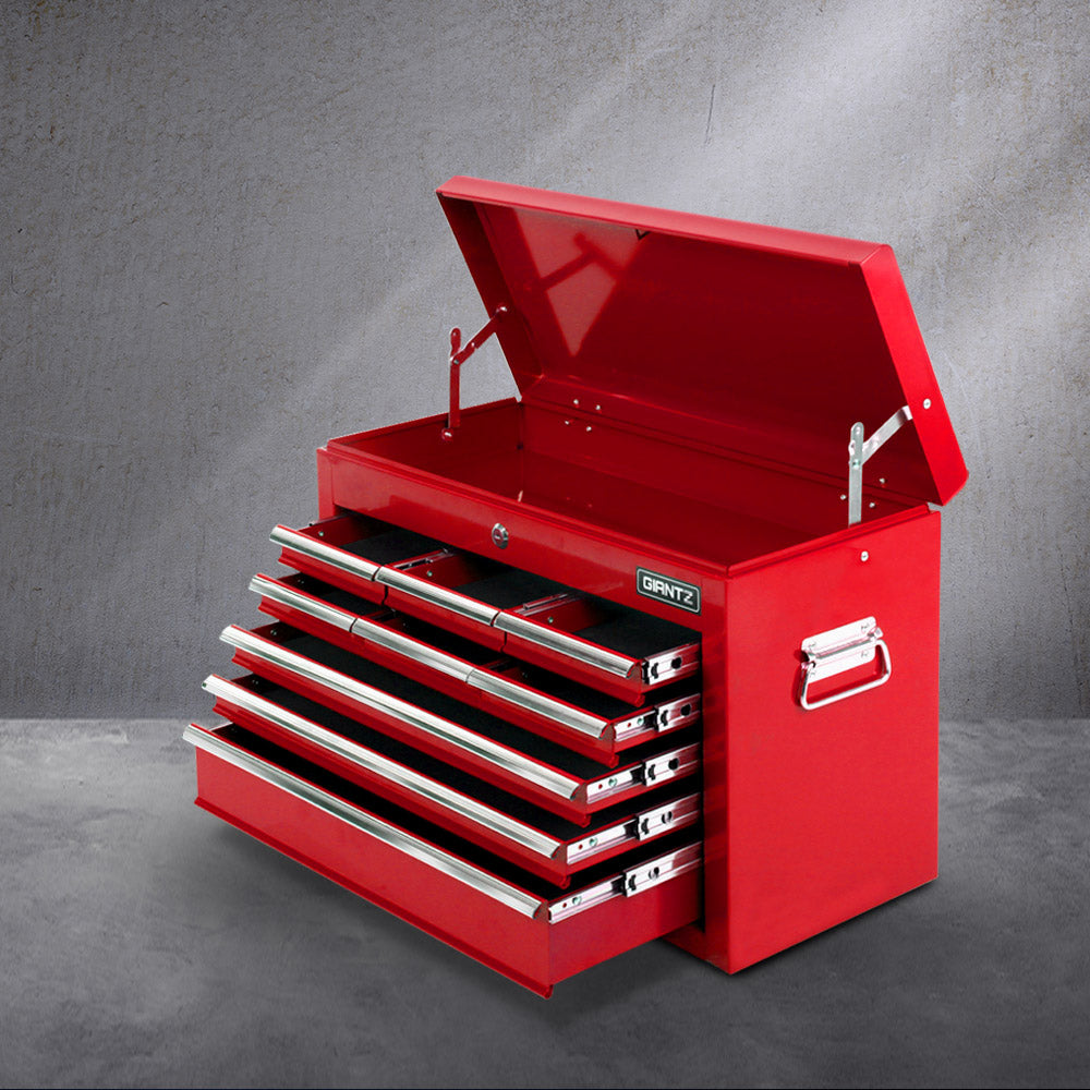 Marlook 9 Drawer Tool Box Cabinet Chest Toolbox Storage Garage Organiser Red
