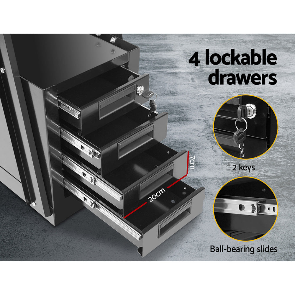 Marlook Welding Trolley Cart 4 Drawer MIG TIG ARC Welder Plasma Cutter
