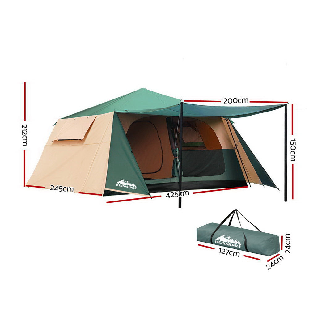 Marlook Instant Up Camping Tent 8 Person Pop up Tents Family Hiking Dome Camp