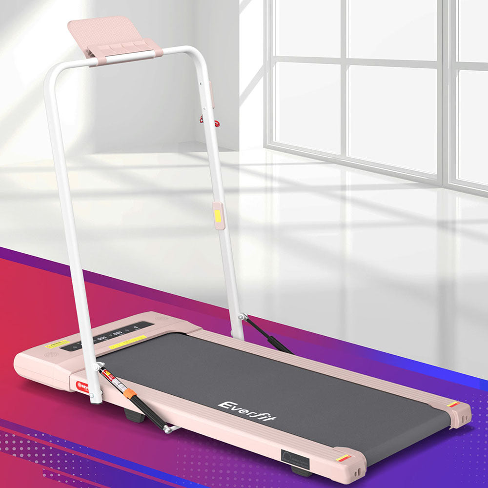 Marlook Treadmill Electric Walking Pad Under Desk Home Gym Fitness 400mm Pink