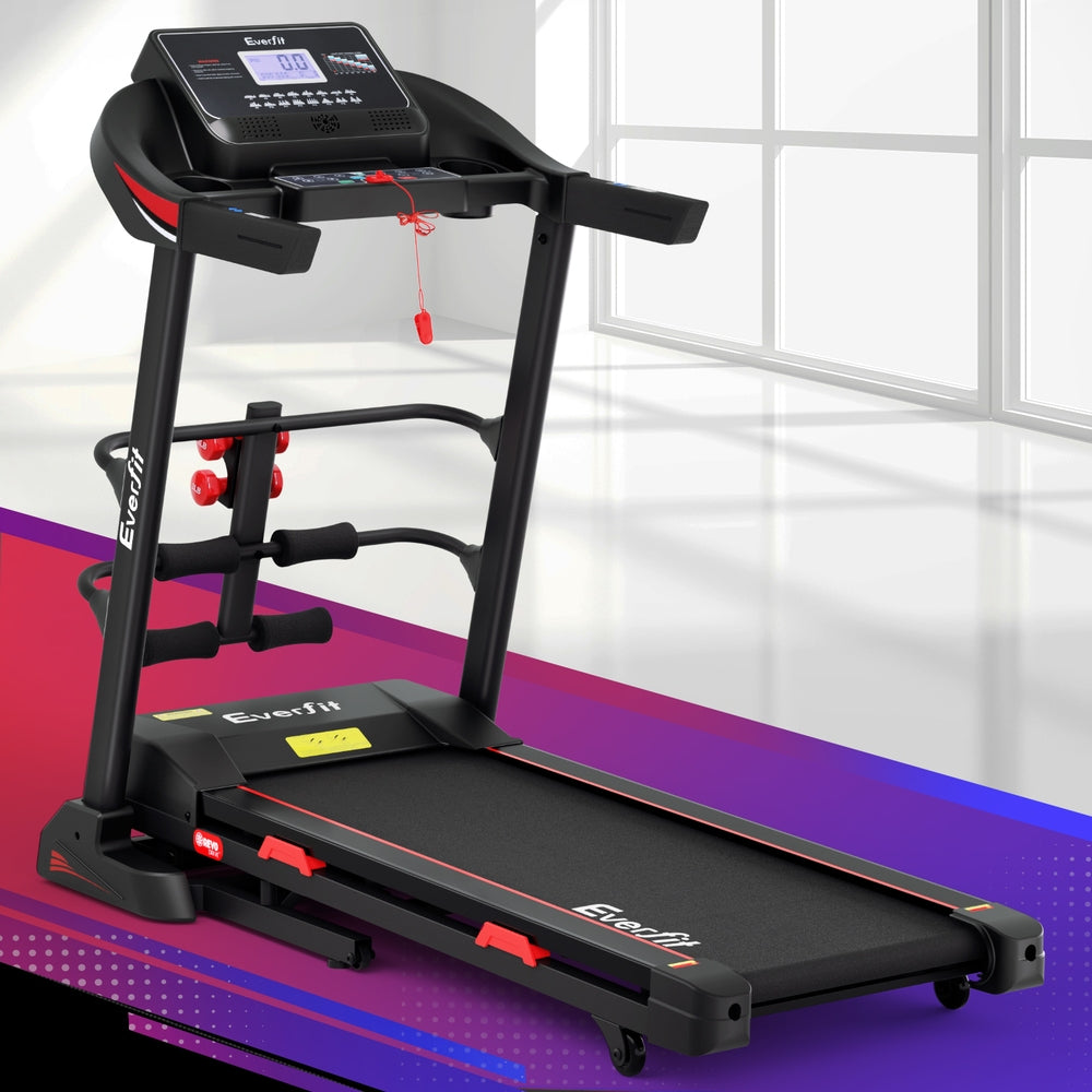 Marlook Treadmill Electric Home Gym Fitness Exercise Machine w/ Sit Up Bar 450mm